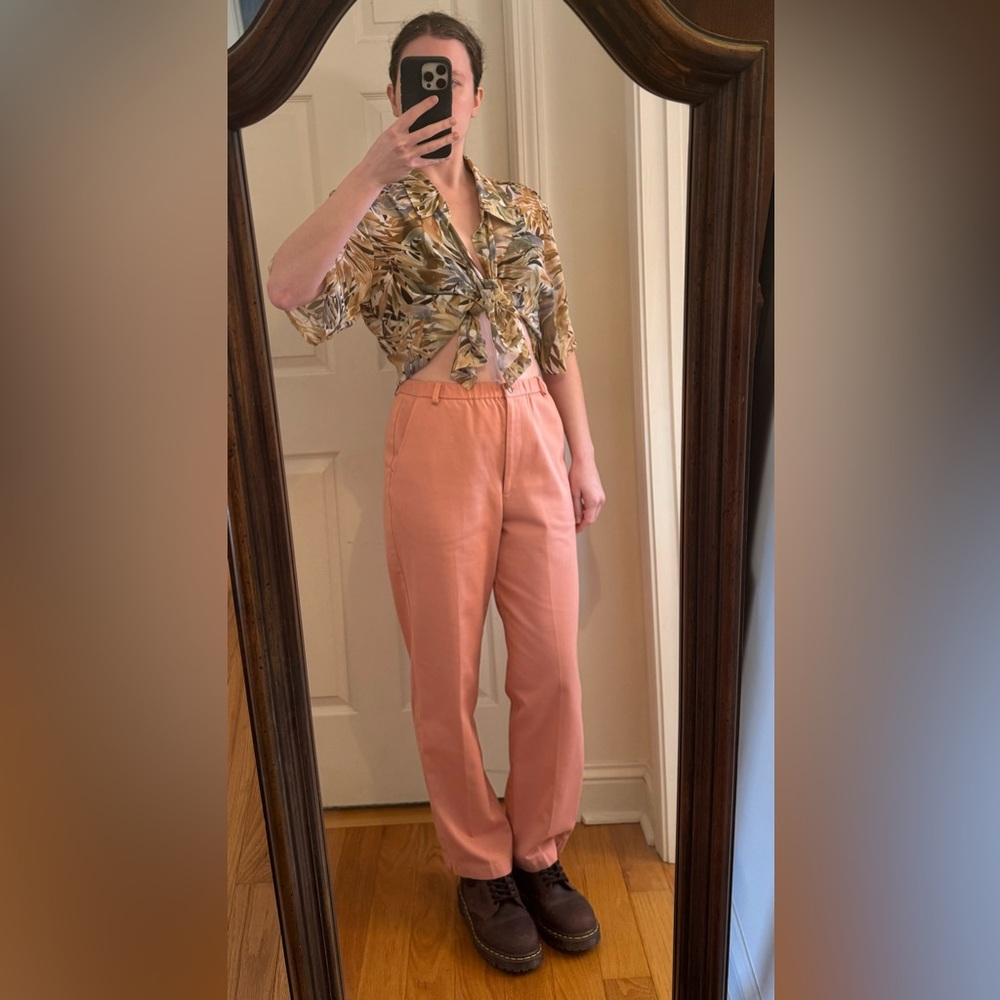 ~2 for $14~ Vintage Pink Trousers